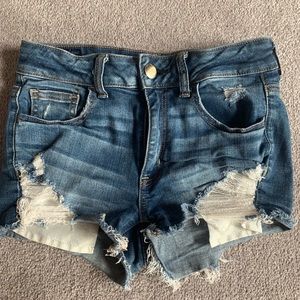 american eagle super stretch shorts